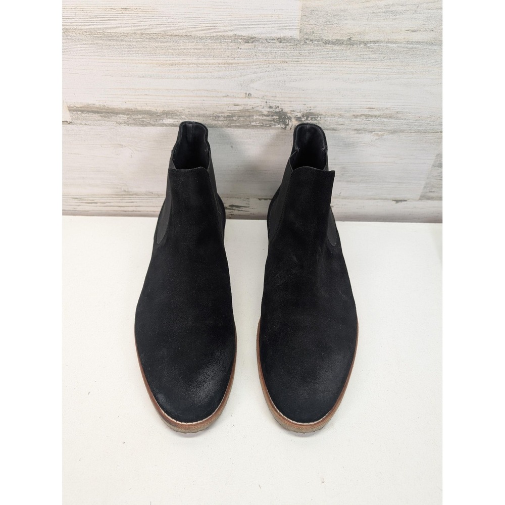 Aldo Chelsea Boots Mens Size 12 Black Suede Slip On Ankle Dress Casual